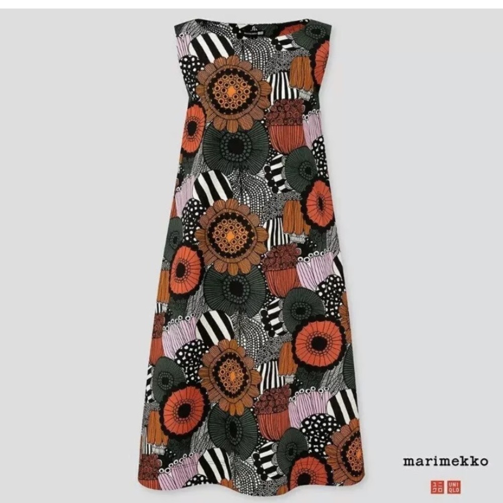 Uniqlo and marimekko collaboration dress